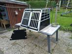Honden bench met dubbele deur 89x69x50 cm, Ophalen, Zo goed als nieuw
