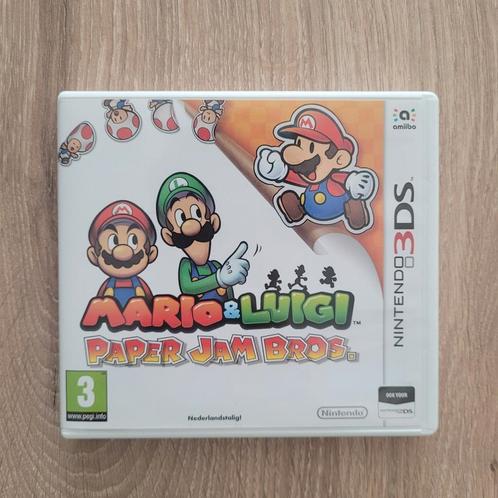 Mario & Luigi: Paper Jam Bros., 3DS, Games en Spelcomputers, Games | Nintendo 2DS en 3DS, Zo goed als nieuw, Overige genres, 1 speler