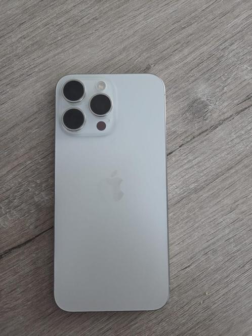 iPhone 15 Pro Max 256 Go wit, Telecommunicatie, Mobiele telefoons | Apple iPhone, Zo goed als nieuw, iPhone 15, Wit, Ophalen