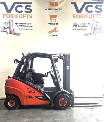 linde LPG heftruck 3T 2576 uren triplex garantie, LPG, LINDE, Chariot élévateur, Enlèvement