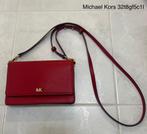 Michael Kors 32T8GF5C1L – Rode leren crossbody portefeuille, Ophalen, Zo goed als nieuw, Rood