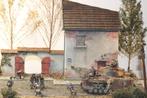 Diorama Guerre 40-45 - 1/35  - Soldat US - Allemand - GB, Ophalen of Verzenden, Zo goed als nieuw, 1:35 tot 1:50, Diorama