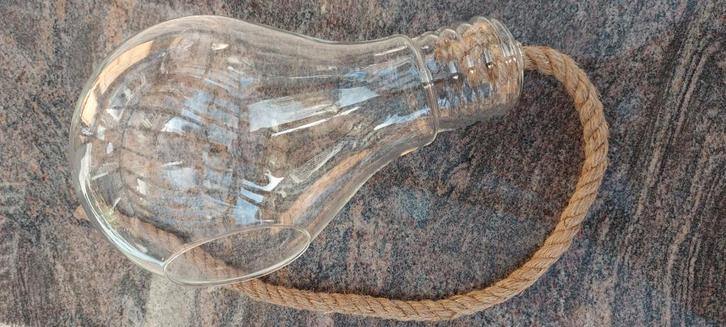 Nieuw terrarium stevig glas aan touw 27€ winkelprijs, Huis en Inrichting, Woonaccessoires | Vazen, Nieuw, Glas, Ophalen of Verzenden