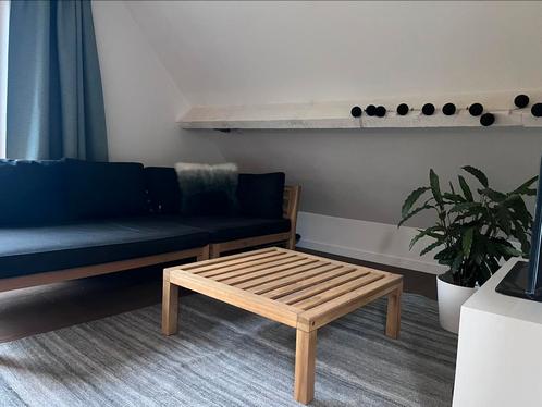 Prachtige loungeset - amper gebruikt, Tuin en Terras, Tuinsets en Loungesets, Zo goed als nieuw, Loungeset, Hout, 3 zitplaatsen