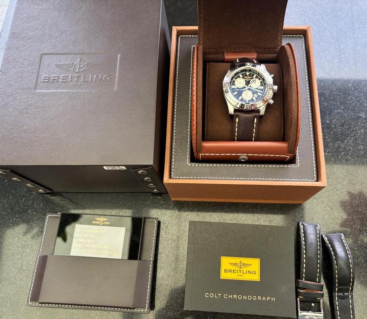 Breitling Colt Chrono 44, Handtassen en Accessoires, Horloges | Heren, Breitling, Ophalen