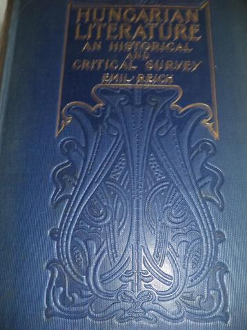 1898 Hungarian literature : an historical & critical survey beschikbaar voor biedingen