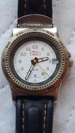 Camel dames horloge, Ophalen of Verzenden, Gebruikt, Staal, Leer
