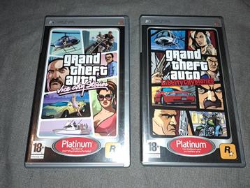 Psp GTA Vice City Stories & Liberty City Stories beschikbaar voor biedingen