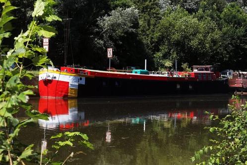 Péniche à vendre, Watersport en Boten, Motorboten en Motorjachten, Hout, Diesel, Ophalen