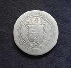 1 peseta 1880 Peru, Ophalen of Verzenden, Zilver