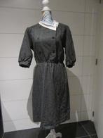 Vintage grijs, gestreept kleed - Mt 42 - Chevry, Taille 42/44 (L), Gris, Enlèvement ou Envoi, Chevry