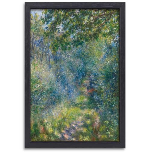 Chemin dans les bois - Pierre-Auguste Renoir toile + cadre d, Antiquités & Art, Art | Peinture | Abstraite, Envoi