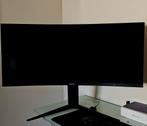 Monitor Iiyama GB3466WQSU-B1 34" Curve LED, Ophalen, Iiyama, In hoogte verstelbaar, Zo goed als nieuw