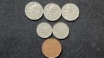 set van 8 Tsjechië 1-2-5-10kc 1990-1995, Ophalen of Verzenden, Overige landen, Setje