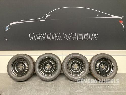 15” Peugeot 207 / 208 / Partner velgen + winterbanden 4x108, Auto-onderdelen, Banden en Velgen, Banden en Velgen, Winterbanden