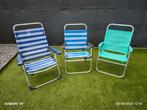 Lage strandstoelen,  heel licht en plooibaar, Ophalen, Zo goed als nieuw
