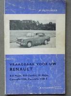 Renault R-8 Major, R-8 Gordine, Caravelle 1100, Livres, Autos | Livres, Utilisé, Envoi, P.Olyslager, Renault