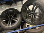 Winterset winterbanden mat zwarte alu bmw x6 f16, 255 mm, Velg(en), Winterbanden, Ophalen