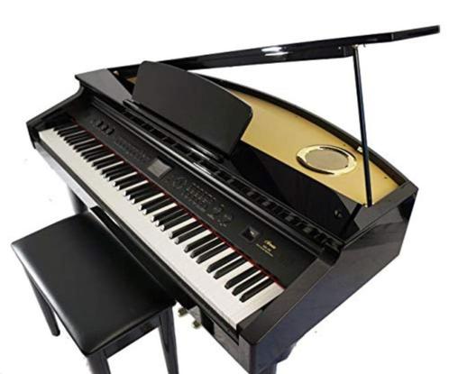 Artesia AG-30 grand piano, Muziek en Instrumenten, Piano's, Zo goed als nieuw, Vleugel, Zwart, Digitaal, Hoogglans, Ophalen