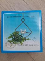 Decoratief sfeerlicht met ketting - theelicht, Enlèvement ou Envoi, Neuf, Métal, Bougie