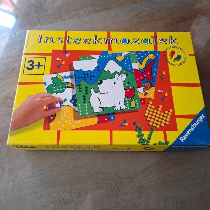 insteekmozaiek, Kinderen en Baby's, Speelgoed | Educatief en Creatief, Zo goed als nieuw, Knutselen, Ontdekken, Ophalen of Verzenden