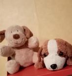 2x zachte knuffel , 2 schattige honden, Kinderen en Baby's, Speelgoed | Knuffels en Pluche, Ophalen of Verzenden, Zo goed als nieuw