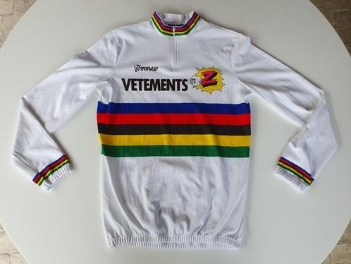 Wielershirt Vetements Z wereldkampioen (Tommaso, maat 5-L), Sport en Fitness, Wielrennen, Gebruikt, Kleding, Ophalen of Verzenden