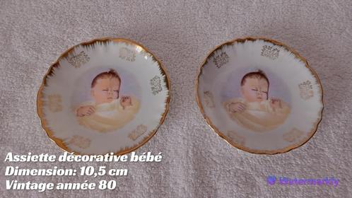 Assiette décorative bébé 10,5 cm, Antiquités & Art, Antiquités | Assiettes décoratives & Carrelages, Enlèvement ou Envoi