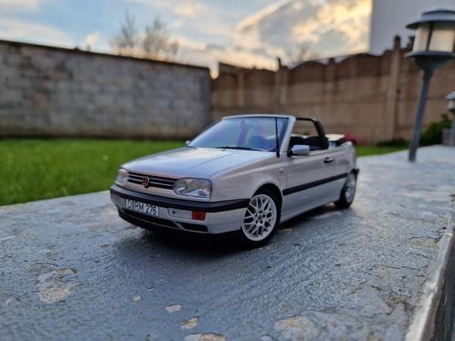 VW Golf 3 Cabrio - Échelle 1/18 - LIMITED - PRIX : 79,90€, Hobby & Loisirs créatifs, Voitures miniatures | 1:18, Neuf, Voiture