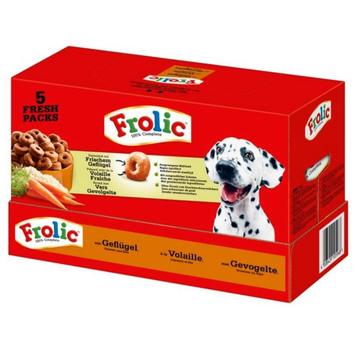 12 zakken Frolic hondenvoer