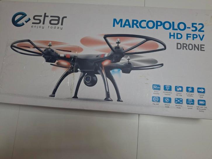 eSTAR Marcopolo-52 HD FPV, Audio, Tv en Foto, Drones, Zo goed als nieuw, Drone met camera, Ophalen