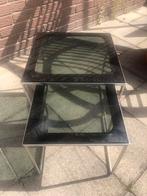 Tables gigogne vintage, Maison & Meubles, Tables | Tables d'appoint, Utilisé, Verre