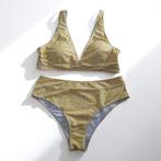 Bikini geel wit bloemetjes XL, Kleding | Dames, Badmode en Zwemkleding, Verzenden, Nieuw, Geel, Bikini