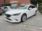 Mazda 6, Auto's, Zwart, Leder, Bedrijf, 5 deurs