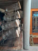 Rek met glazen snoeppotten, Antiek en Kunst, Ophalen