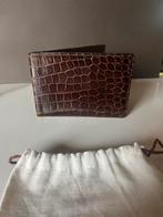 Delvaux croco portefeuille, Handtassen en Accessoires, Portemonnees, Ophalen, Zo goed als nieuw, Leder