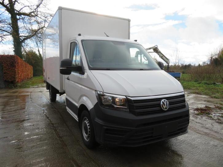 Volkswagen Crafter 2.0 CR TDi Bak+Laadklep  L4 - 2021 - €6d, Auto's, Bestelwagens en Lichte vracht, Bedrijf, Te koop, ABS, Achteruitrijcamera