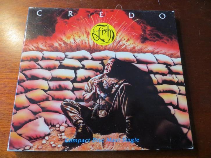 FISH (MARILLION)  - CD SINGLE CREDO - DIGIPACK, Cd's en Dvd's, Cd Singles, Zo goed als nieuw, Rock en Metal, 1 single, Maxi-single