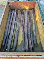 Gereserveerd -- 12 tal houten palen voor afspanning, Ophalen, Palen