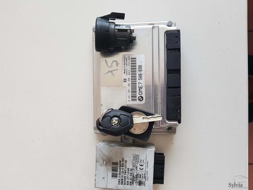 Startset Contactslot + ECU EWS BMW X5 E53 M62 4.4  7508698, Auto-onderdelen, Elektronica en Kabels, BMW, Gebruikt, Ophalen of Verzenden