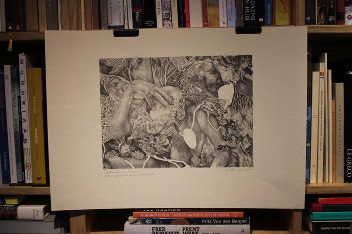 Pierre Vlerick - Litho - 1981 - 62/100, Antiek en Kunst, Kunst | Litho's en Zeefdrukken, Ophalen of Verzenden