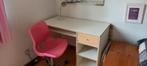 Desk, chair and lamp, Huis en Inrichting, Bureaus, Ophalen, Met wielen, Zo goed als nieuw, Bureau