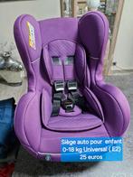 Siege auto Lilas pour enfant TEX de 0/18kg, Ophalen, Gebruikt