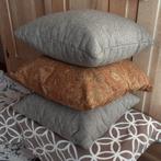 SET 3 dikke sierkussens, Prijs voor alles, Huis en Inrichting, Woonaccessoires | Kussens, Ophalen of Verzenden, Zo goed als nieuw