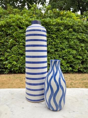 Aardewerk vazen, Moins de 50 cm, Poterie ou Porcelaine, Comme neuf, Enlèvement
