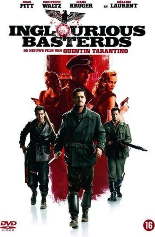 Inglourious Basterds (2009) Dvd Brad Pitt, CD & DVD, DVD | Action, Utilisé, Guerre, À partir de 16 ans, Enlèvement ou Envoi