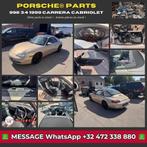 Pièces Porsche 996 3.4 Carrera Cabriolet 1999 - 141 000 km, Auto's, Porsche, Automaat, 4 zetels, Achterwielaandrijving, Zwart