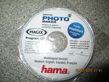 CD Digital Photo Maker Magix Hama. Livvre: photo numérique.  beschikbaar voor biedingen