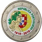 2 euros Portugal 2010 100 ans République colorée, Timbres & Monnaies, Monnaies | Europe | Monnaies euro, 2 euros, Enlèvement ou Envoi