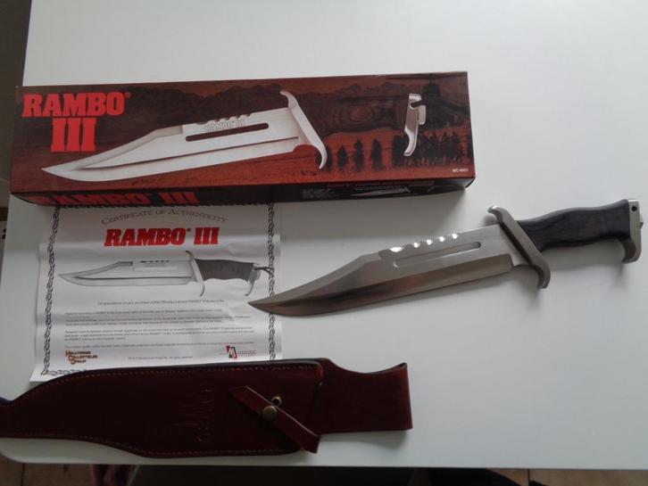 Rambo 3 Bowie Knife, Verzamelen, Film en Tv, Zo goed als nieuw, Film, Beeldje, Replica of Model, Ophalen of Verzenden